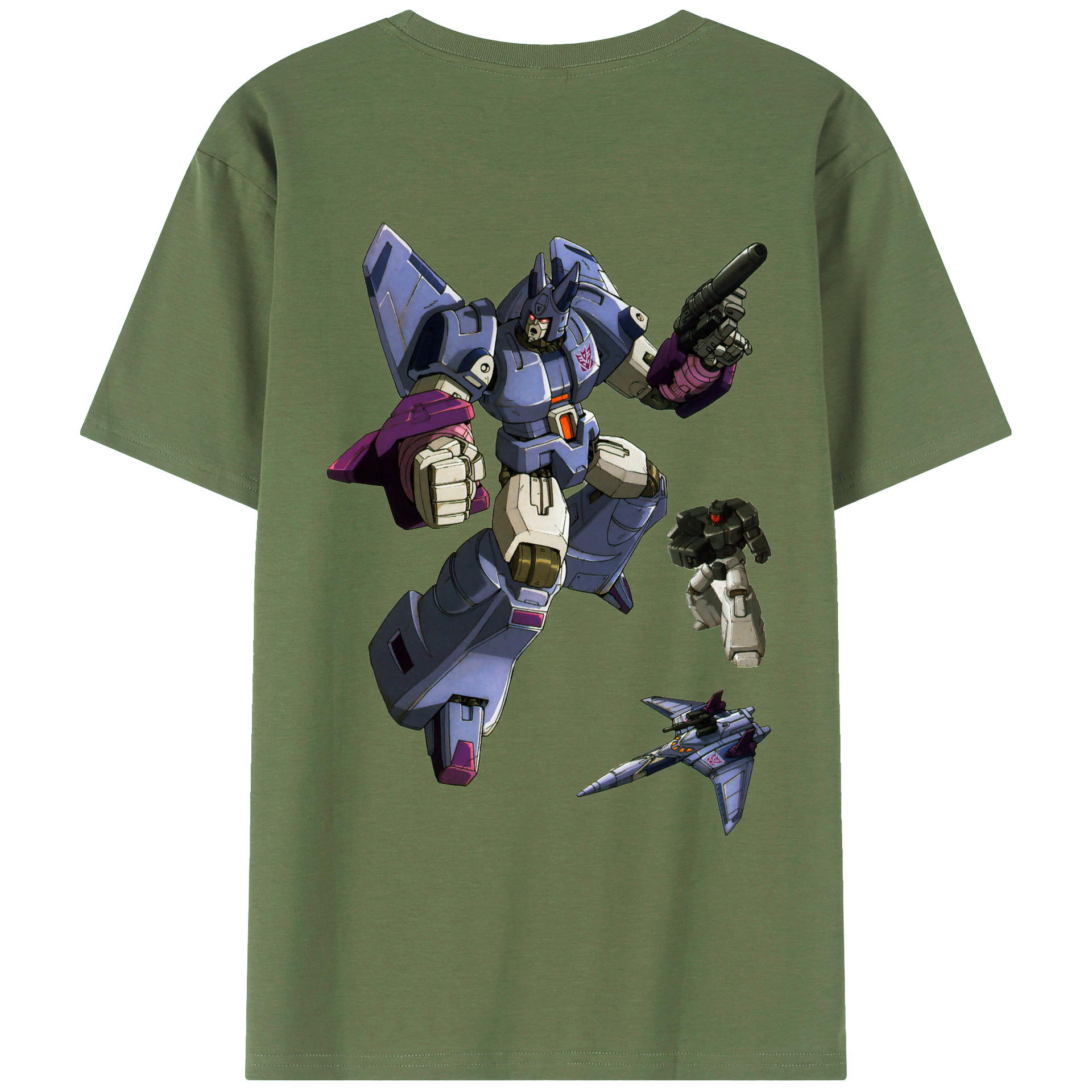 （画像用）  綿100％ メンズ半袖Tシャツ（バックプリント） 通気性